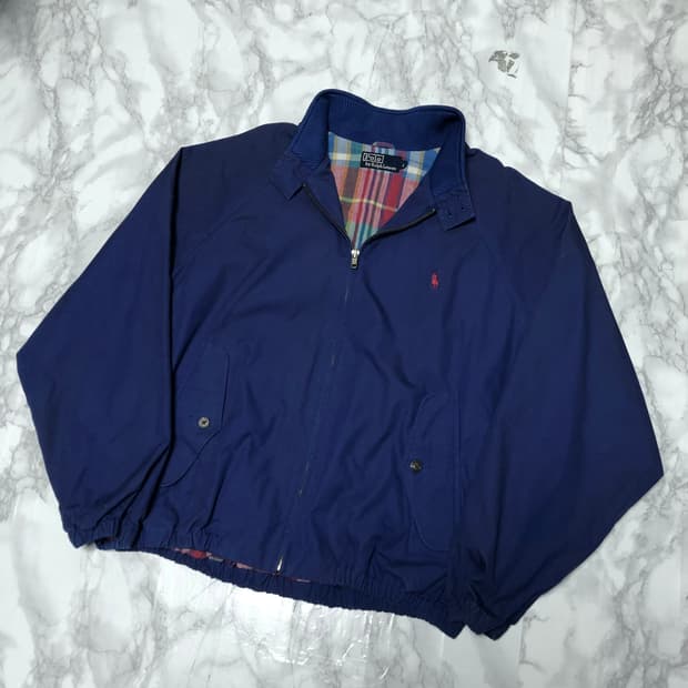 폴로 랄프로렌 바라쿠타 자켓 마린블루