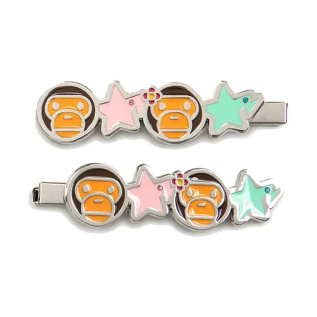 [분철/낱개] 베이프 베이비 마일로 헤어클립 헤어핀 머리핀 