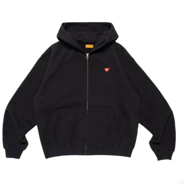 미착용 새상품)) 휴먼메이드 집업 블랙 