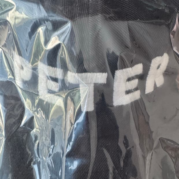 마이네임이즈피터 6패널 캡 블랙