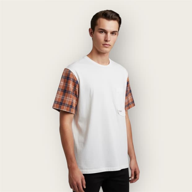 .95~100/ 솔리드옴므 19SS 로고 포켓 반팔