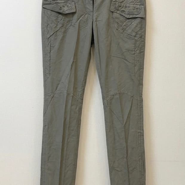 빈티지 나일론 카키 팬츠