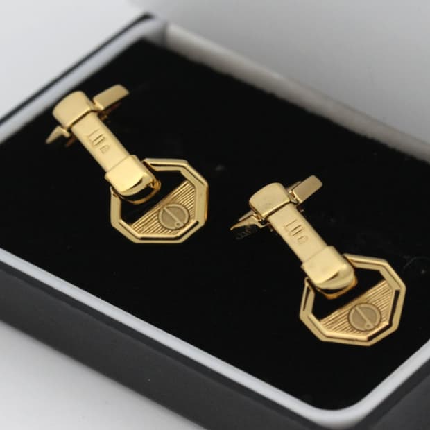 던힐 A-등급 남자 명품 커프스 빈티지