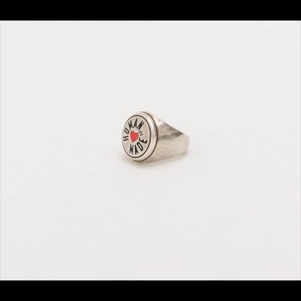 휴먼메이드 실버 925 버튼링 17호