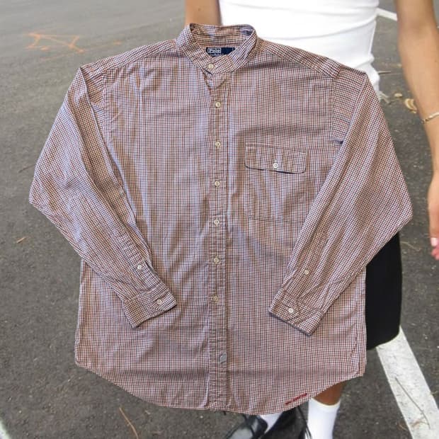 폴로랄프로렌 체크 셔츠 (Man XL)
