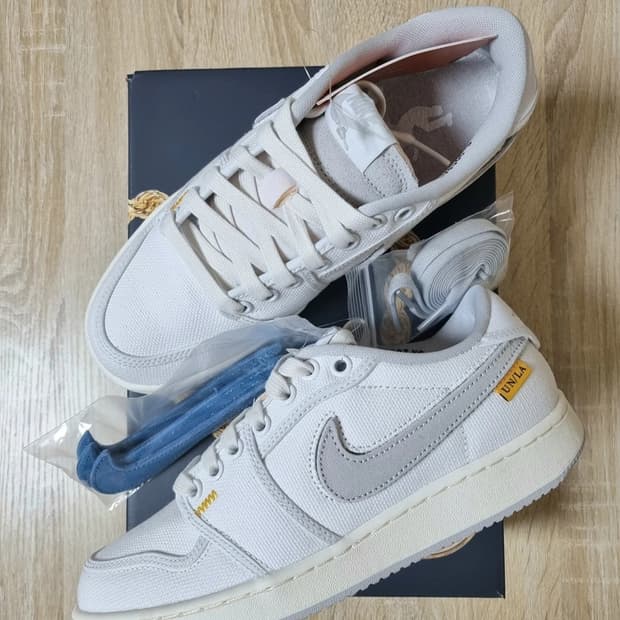 [240]조던1 유니온 KO 로우 화이트 