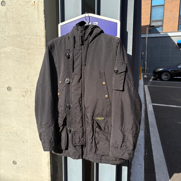 폴로 진스 컴퍼니 블랙 N-3B 밀리터리 파카