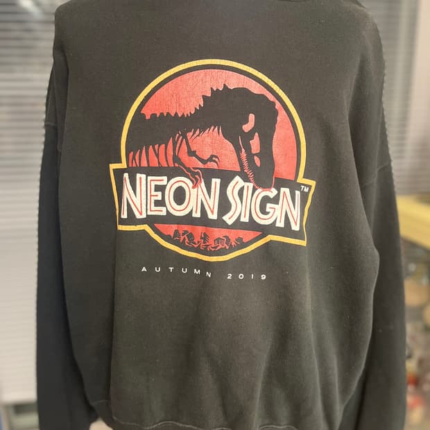 NEONSIGN 네온사인 쥬라기공원 패러디 후드 46