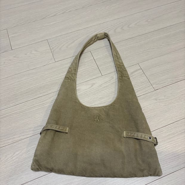 기마구아스 데님 숄더백 카키