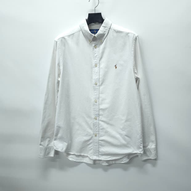 폴로 랄프로렌 멀티포니 화이트 코튼 셔츠 (95)
