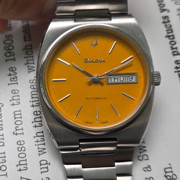 빈티지 부로바 고구마 데이데이트 진노랭이 뻐뻐시 브슬 ver.