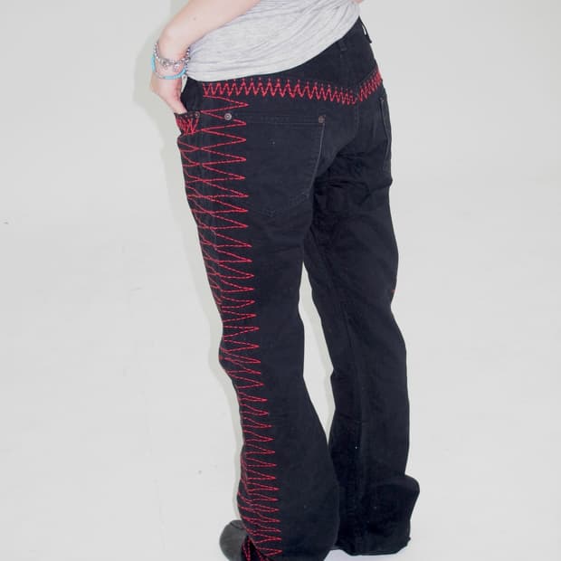 •언더커버 03SS Scab  "Giz Stitch"팬츠