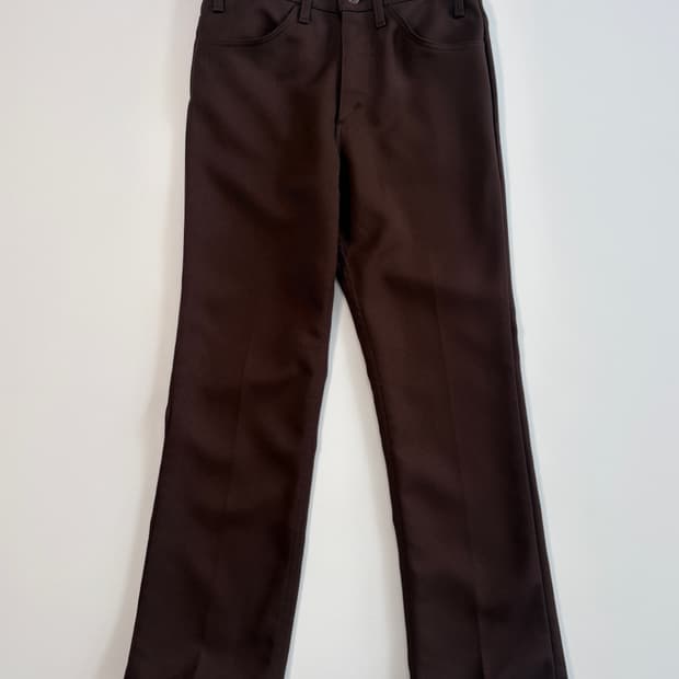 리바이스 폴리에스터 메카닉 부츠컷 팬츠 브라운