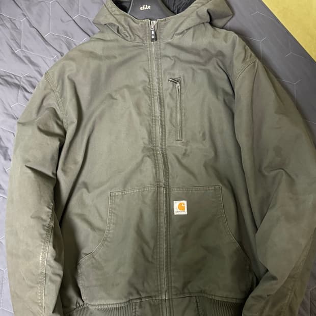 칼하트 워시드 덕 액티브 자켓 