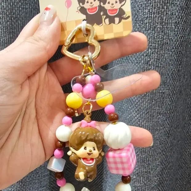 미니소 몬치치 핸드폰 스트랩 여아