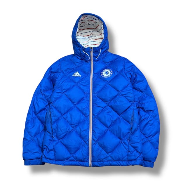 아디다스 x 첼시 퀼팅 후드 자켓