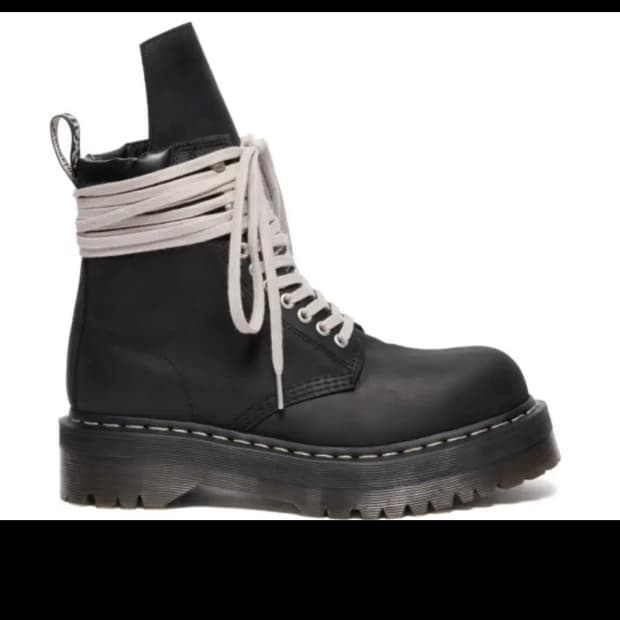 릭오웬스 닥터마틴 스틸토 uk11