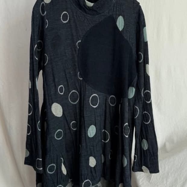 Tb 도트 니트 티셔츠 