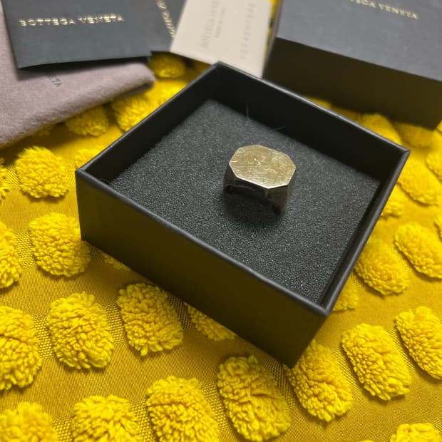 보테가베네타 / 골드 피니쉬 실버링 / 13