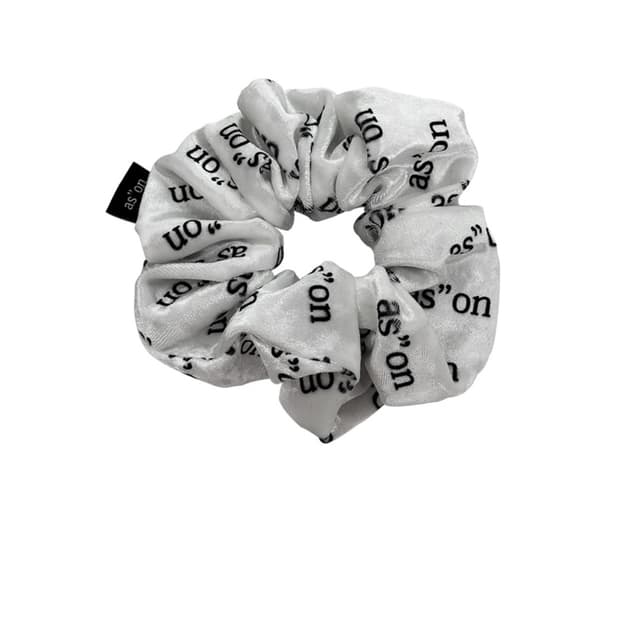 AS’’ON VELVET SCRUNCHIE/애즈온 벨벳 곱창 머리끈