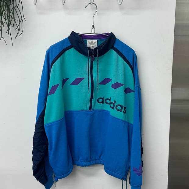 90's 아디다스 아노락 맨투맨
