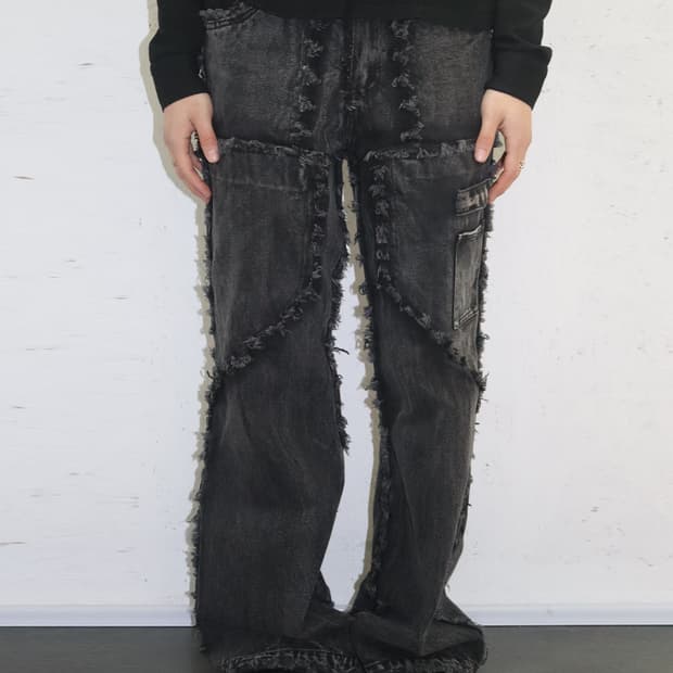 노페이스 스튜디오 23AW 플레어 데님