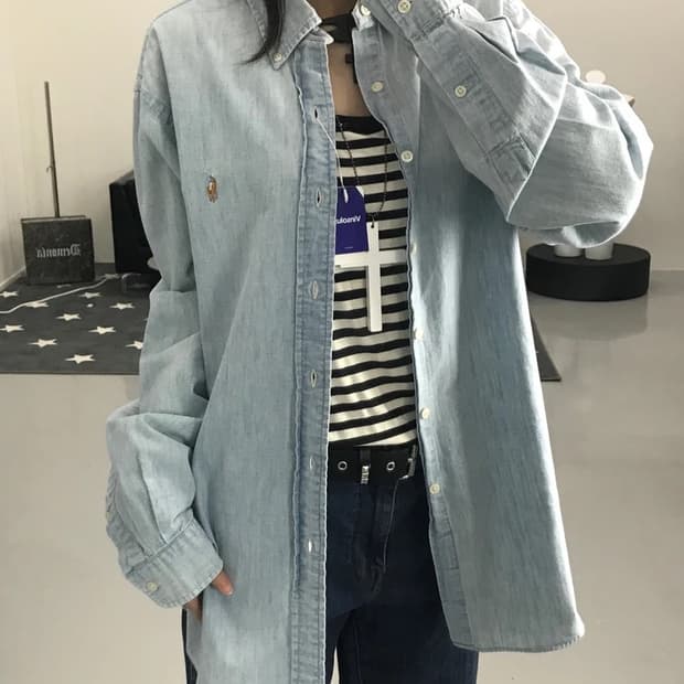 폴로랄프로렌 데님 셔츠