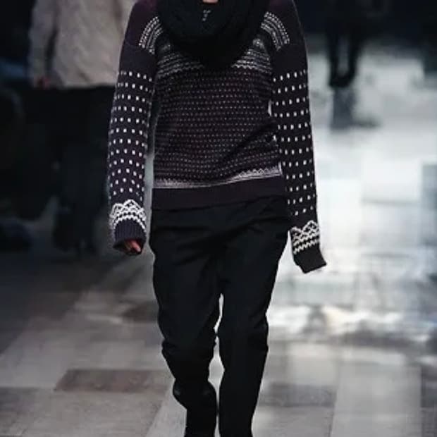 Burberry prosum 09FW mix sweater
