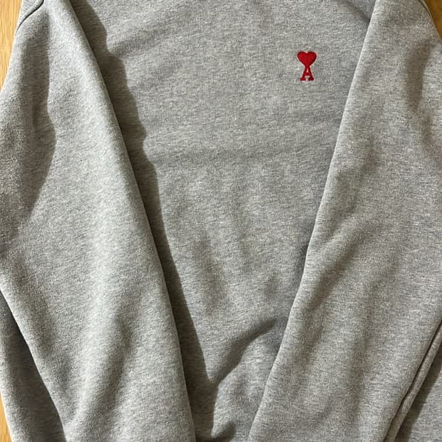 아미 맨투맨 회색 S