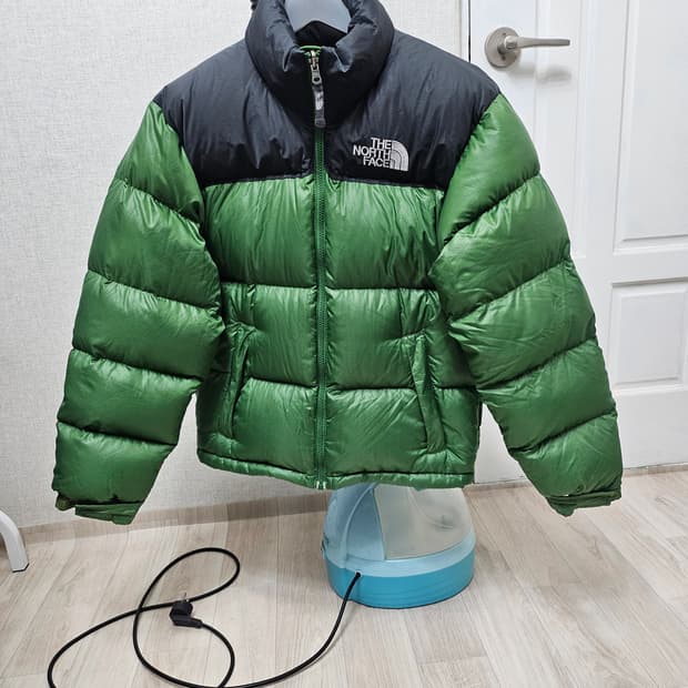 (85~90) ☆초대장급☆ 노스페이스 700눕시 [연그린] 구스다운패딩