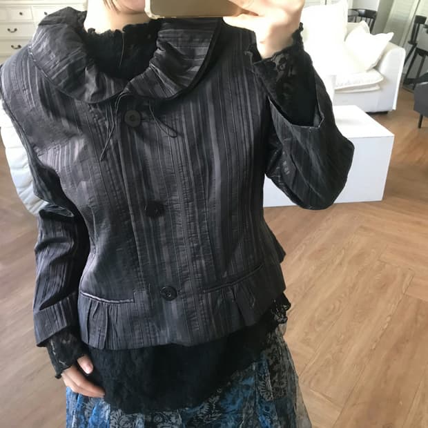 vintage stripe jacket