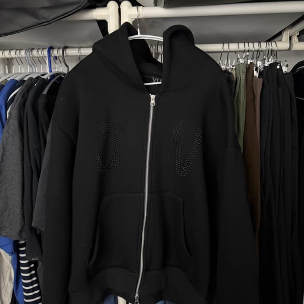 이자반 X 유프 후드블랙집업 3size 미착용