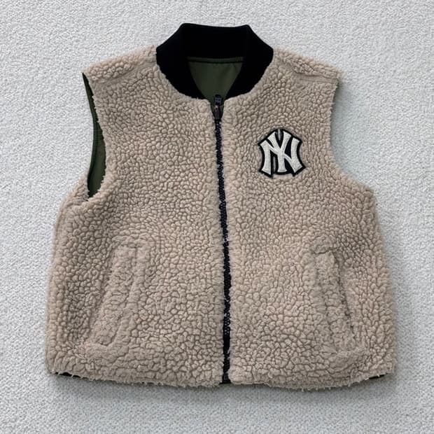 110 MLB 키즈 양털 후리스 조끼 0305E