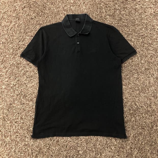 휴고 보스 PK 로고 카라 반팔 티셔츠