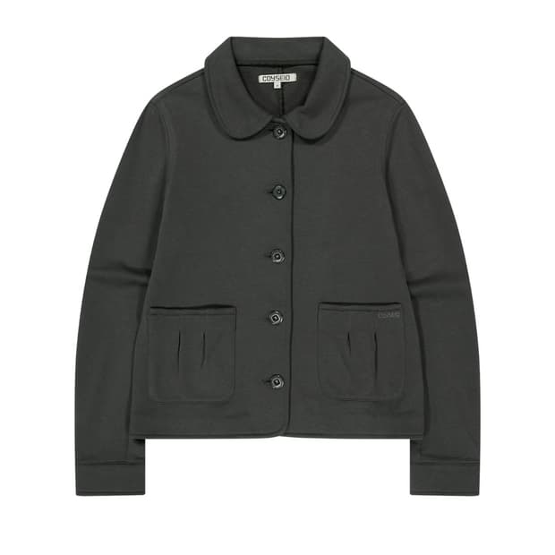 코이세이오 COZY SWEAT JACKET CHARCOAL