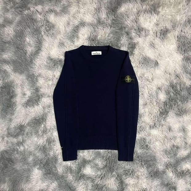 [S size] 스톤아일랜드 니트 네이비