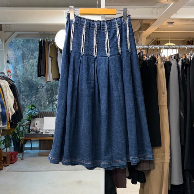 Y's for living 데님 플레어 스커트