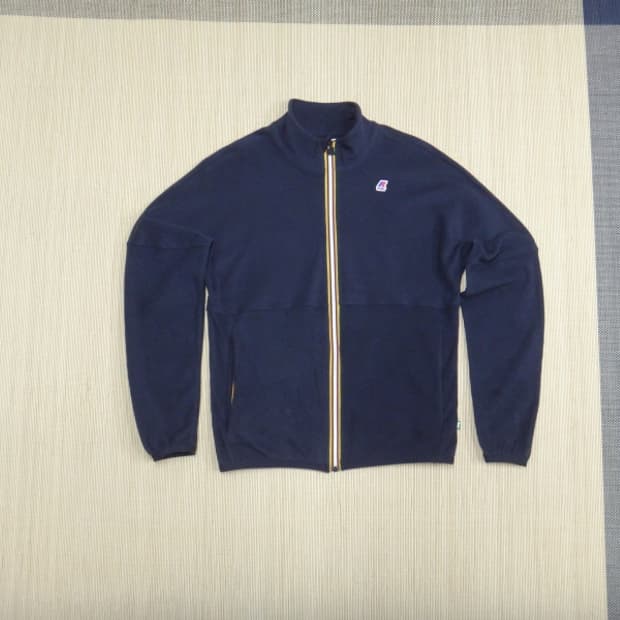 (M) 까웨 K WAY 르브레 공용 플리스 집업 네이비