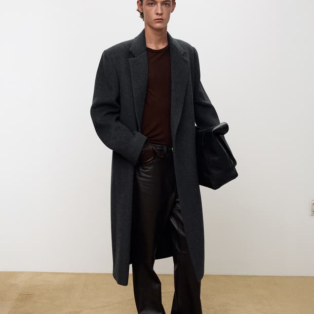 새상품> 토니웩 25fw 랩코트 그레이 L