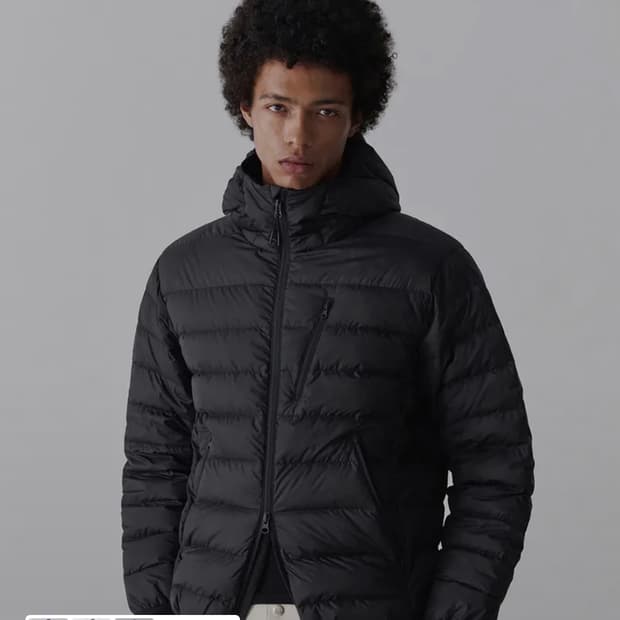 무신사 스탠다드 경량패딩 블랙 무탠다드