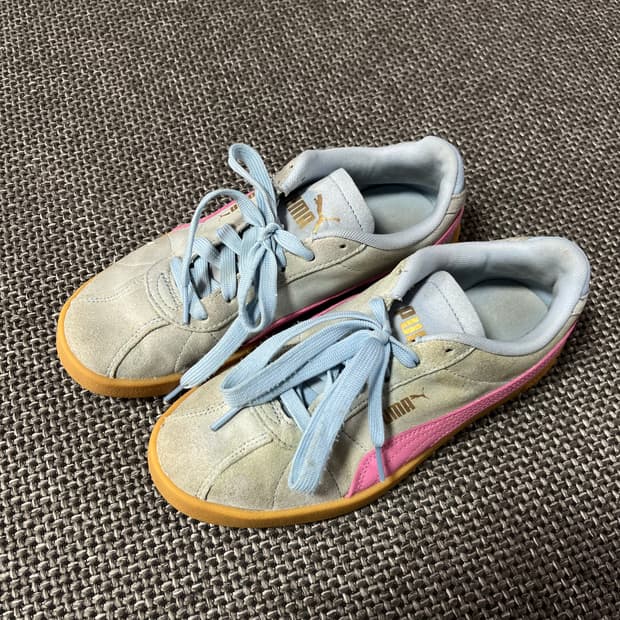 푸마 스웨이드 운동화 스니커즈 230