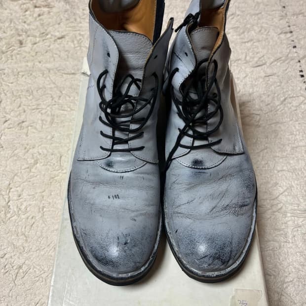 Margiela painted boots