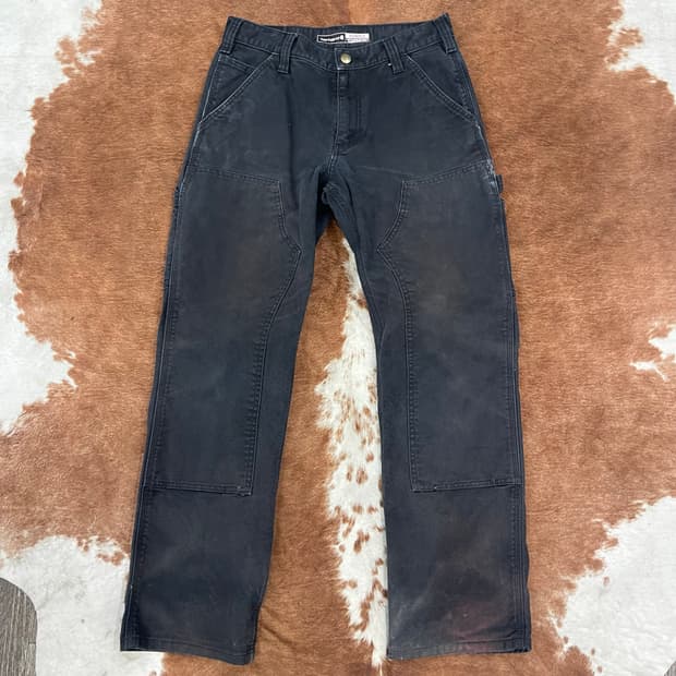Carhartt 페이드 블랙 더블니(Double Knee)