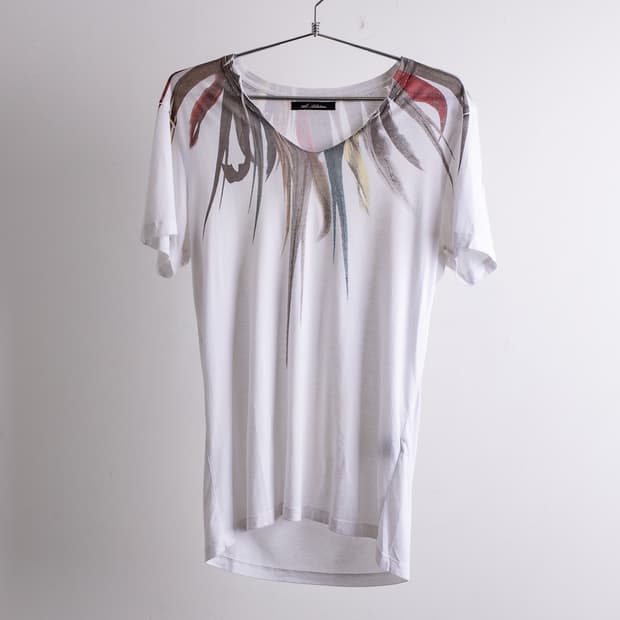 14TH ADDICITION FEATHER PRINT T-SHIRT