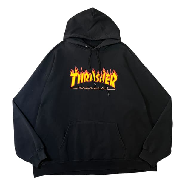 트레셔 빅로고 후드티