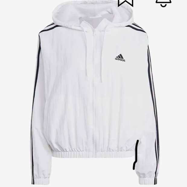 아디다스 3s 우븐 윈드 브레이커 화이트