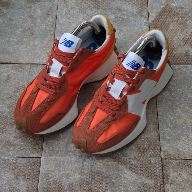 (230)뉴발란스 327 바시티 오렌지