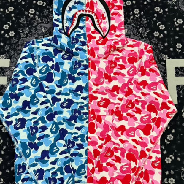 베이프 세퍼레이트 후드집업 / S