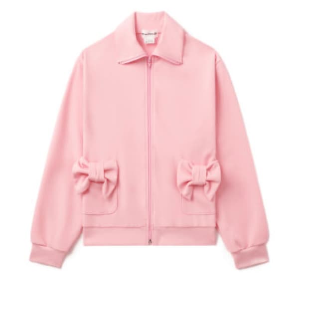 꼼데가르송 걸 리본 보우 져지 트랙탑