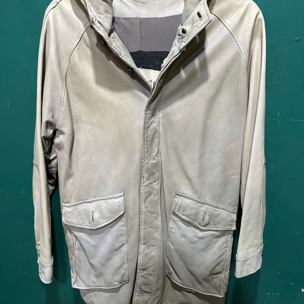 조르지오 브라토비치 양가죽 후드자켓 48